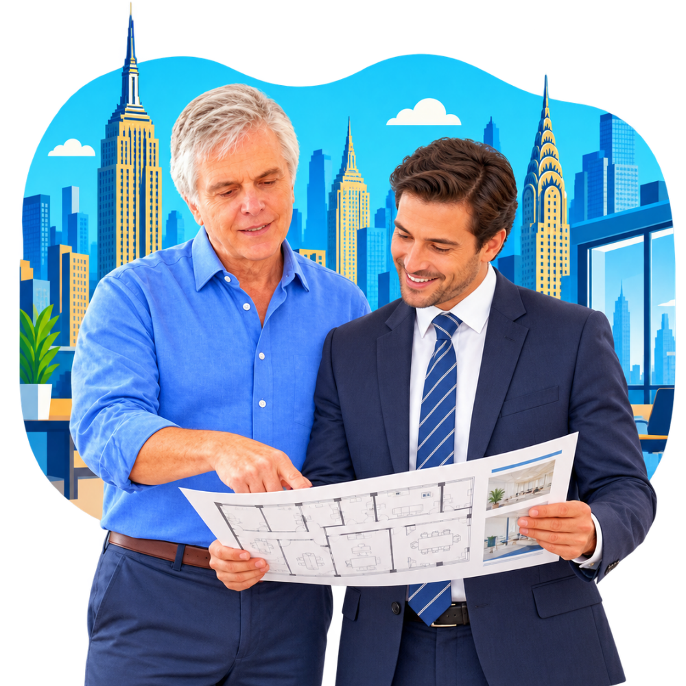 Commercial office space in Manhattan